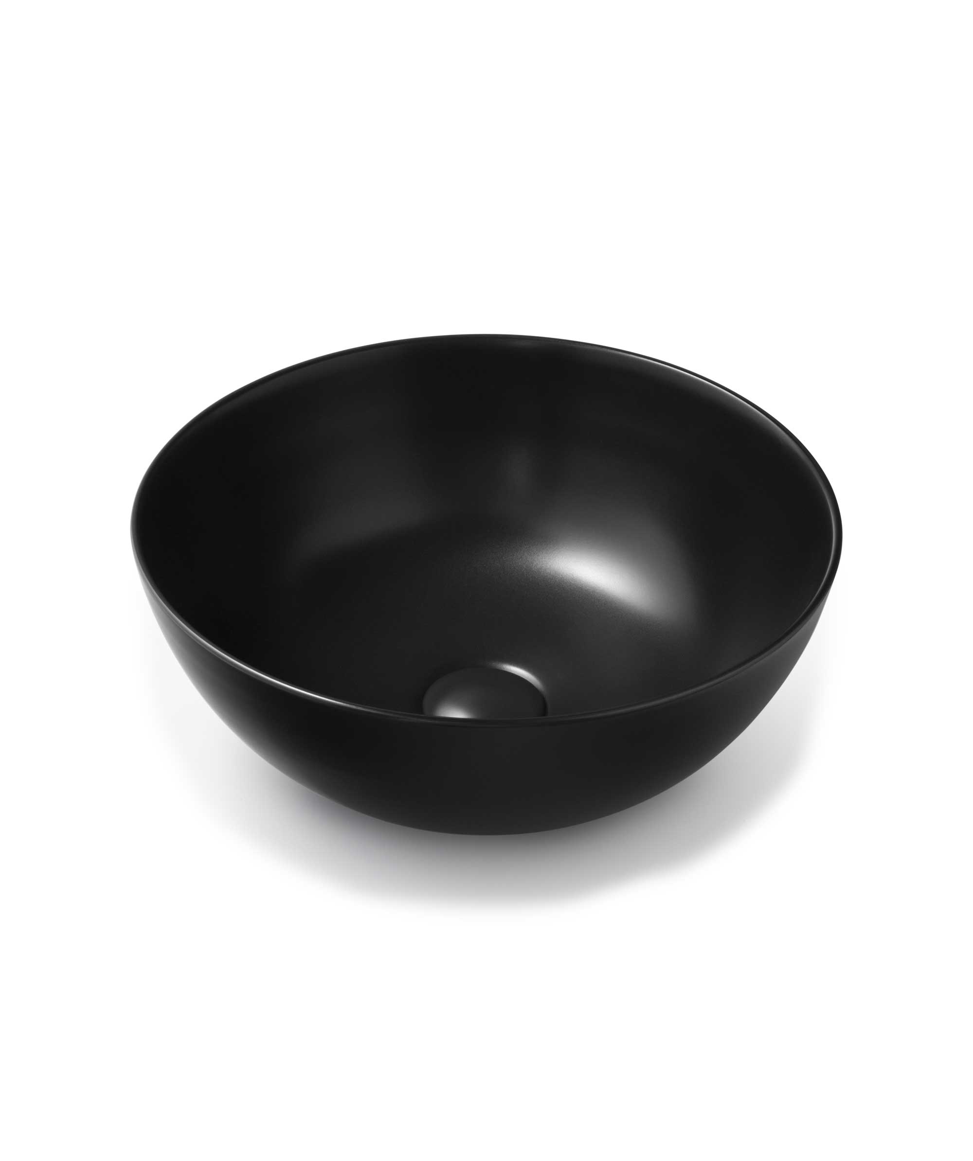 Arko 360 ceramic basin - Black Silk Matte