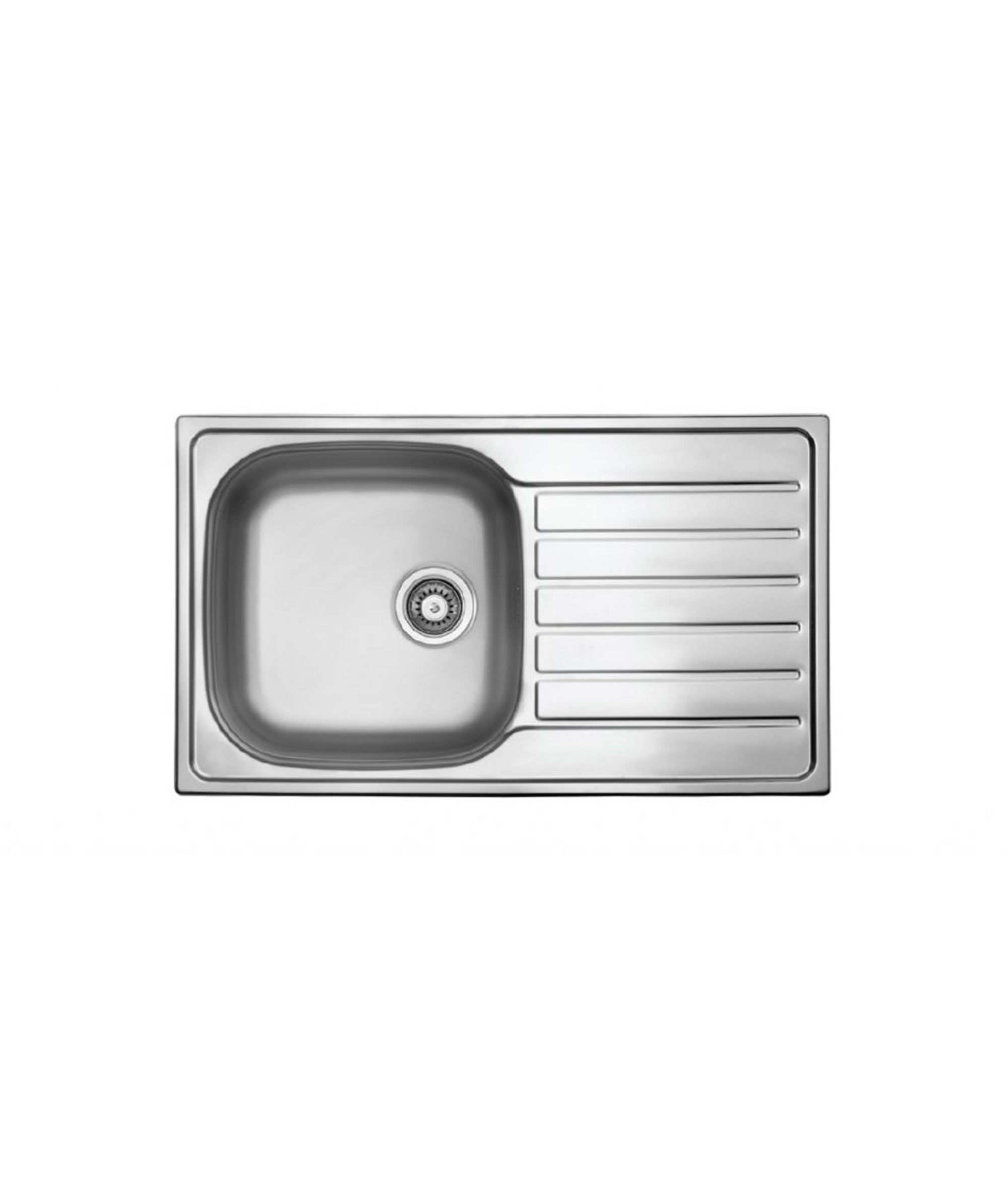 Acero 860 stainless steel sink with drainer