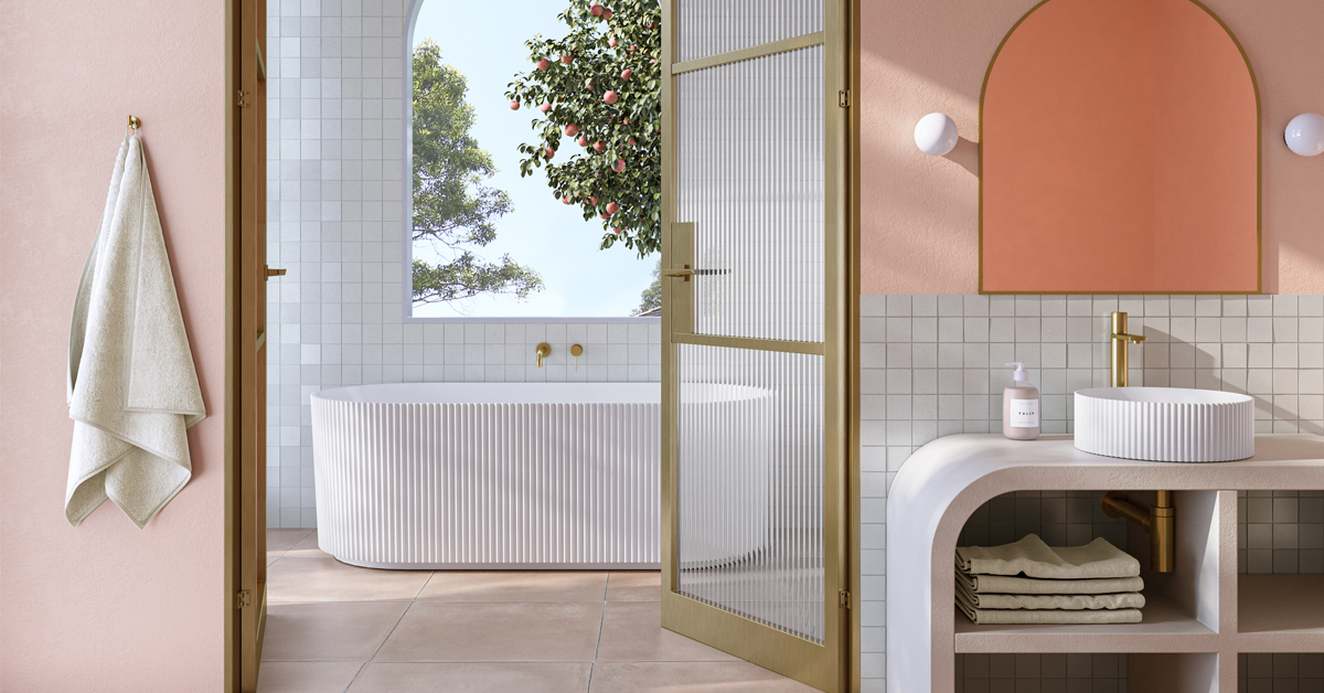 Fluted features: adding elegant curves to your bathroom