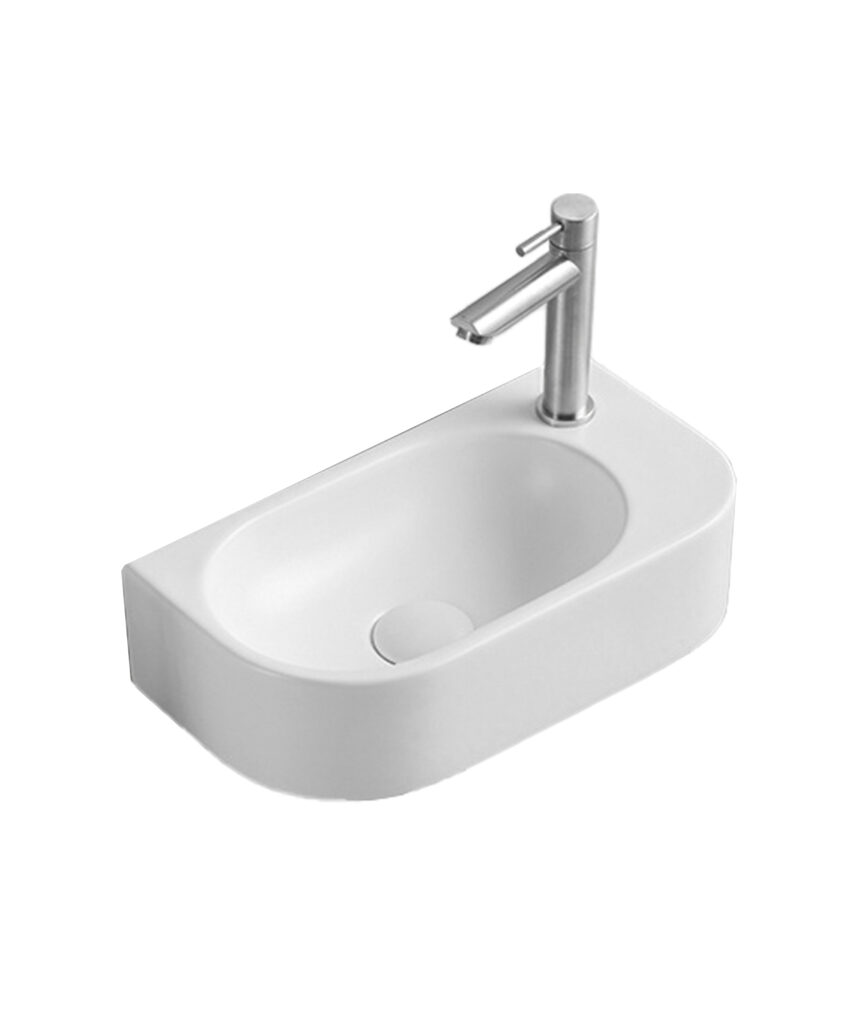 Arko 485 ceramic basin - White Gloss