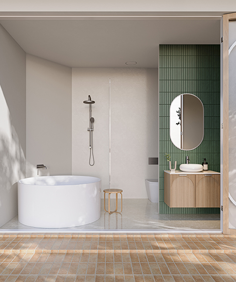 Arko 361 ceramic basin - White Silk Matte