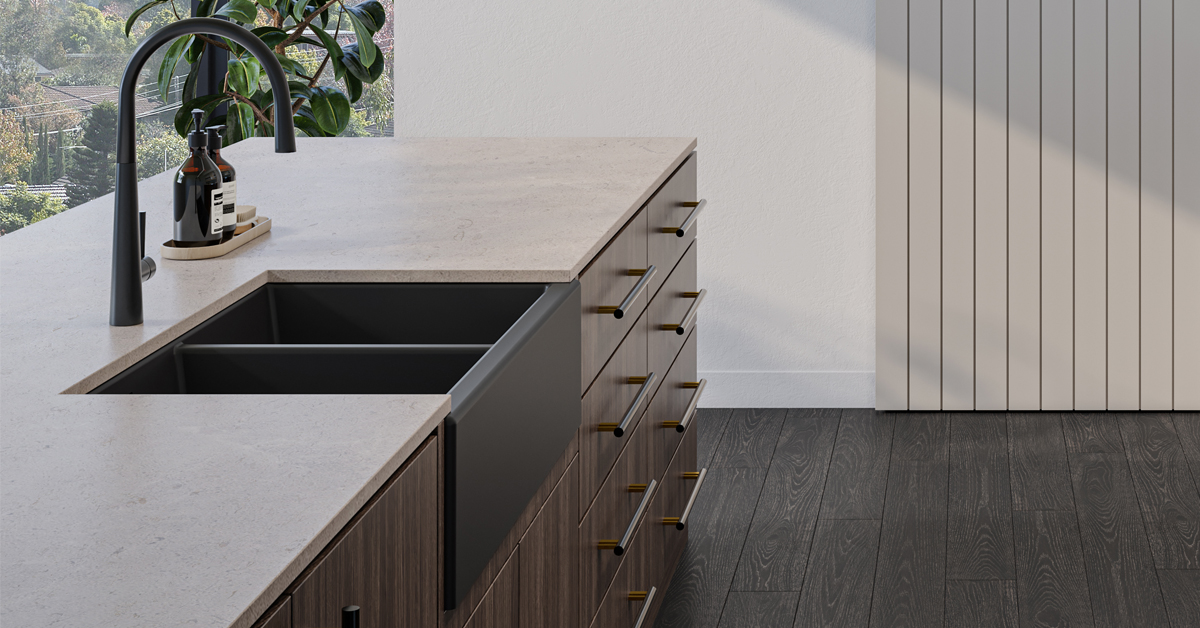 Material influence on sink selection in the kitchen and laundry