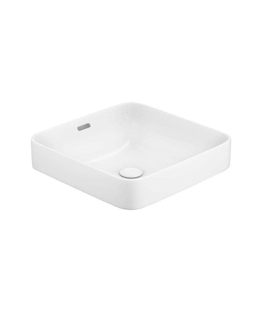 Obello 376 ceramic basin - White Gloss