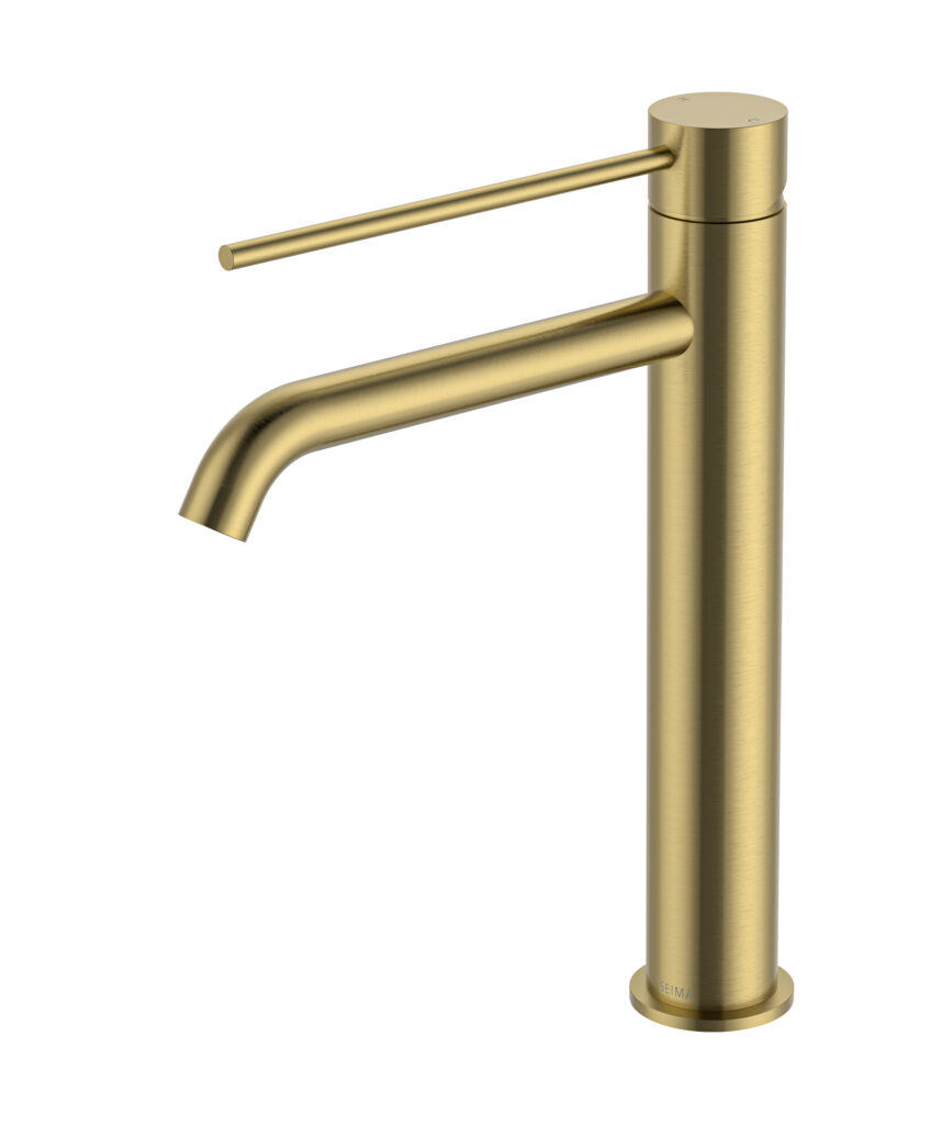 Anson Care Tall Basin Mixer - Lead Free - Brushed Gold