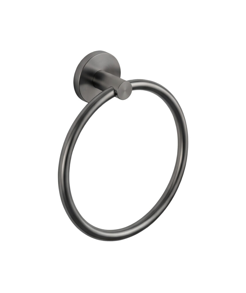 Anson Round Towel Ring - Gunmetal