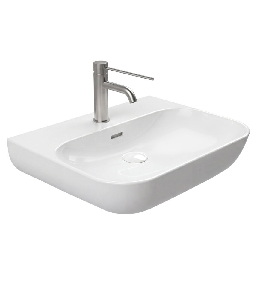 Limni 550 Care ceramic basin - White Gloss